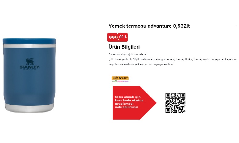 Uygun Fiyatlı Stanley Ürünleri Bim Online Mağazasında