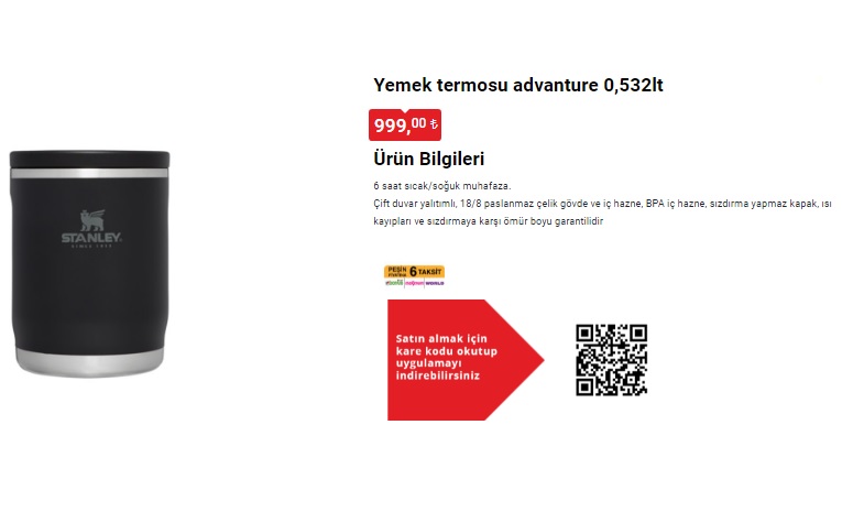 Uygun Fiyatlı Stanley Ürünleri Bim Online Mağazasında